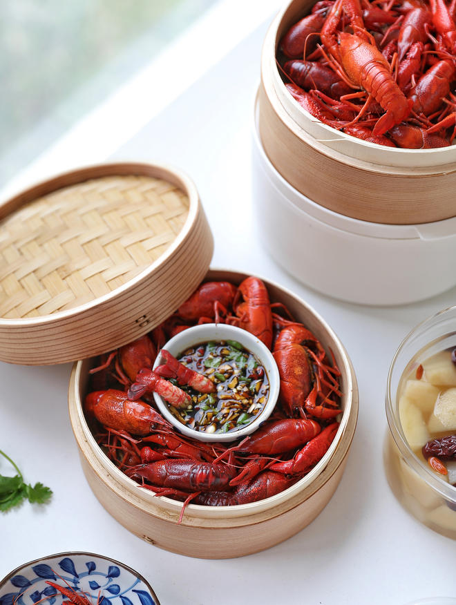 Divine Eating Method - Steamed Crayfish, Delicious and Satisfying Without Gaining Weight