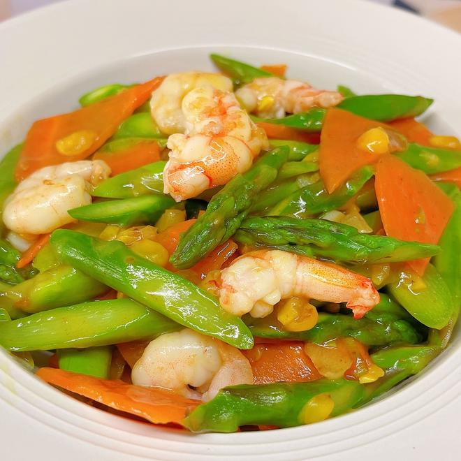 Shrimp and Asparagus (Refreshing like Early Summer)