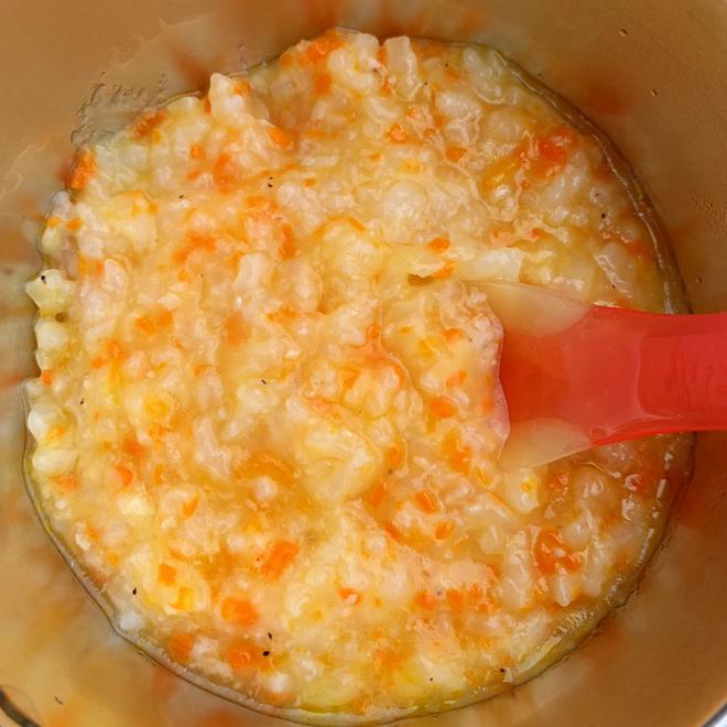 Shrimp and Carrot Congee for Infants