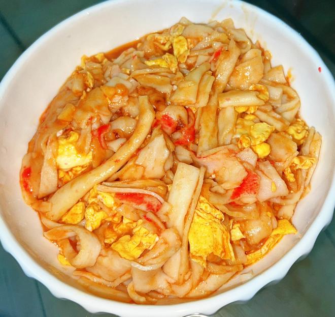 Quick Crab Stick and Egg Stir-Fry for Kids