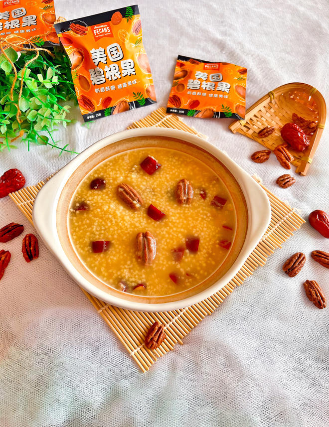 😘 Millet and Pecan Congee: A Nutritious Bowl Loved by Kids and the Elderly