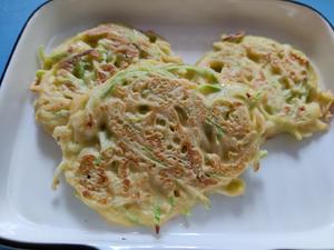 Zucchini and potato egg pancakes.