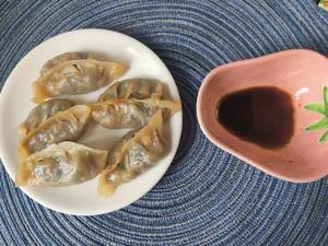 Steamed dumplings.