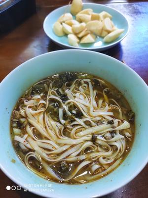 Sauerkraut and Minced Meat Noodles