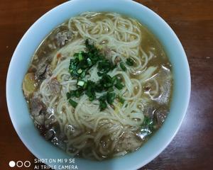 A bowl of steaming mutton noodles for the Great Cold festival!