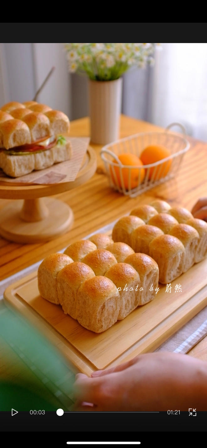 Honey Whole Wheat Mini Buns | Soaked Whole Wheat Method