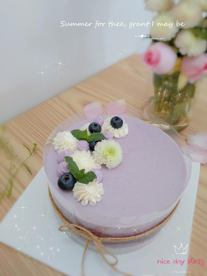 Taste of Summer: Homemade Blueberry Jam Gradient Mousse