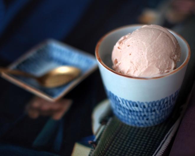 White Peach Oolong Tea Ice Cream - Cuisinart Ice Cream Maker Version