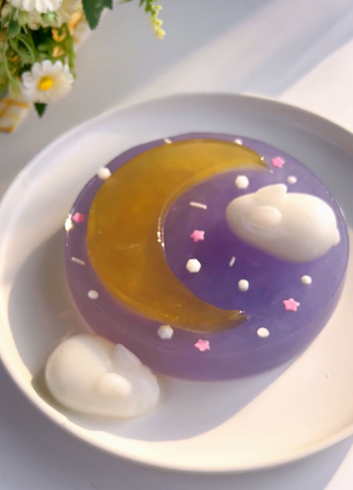 Simple Mid-Autumn Desserts: Star and Moon Jelly, Delicious and Fun