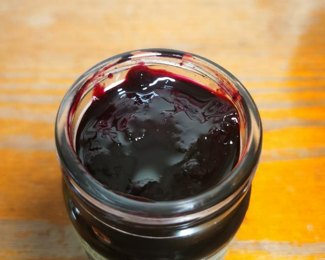 Homemade Blueberry Jam Soda