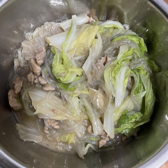 Cabbage and Pork Stew with Vermicelli