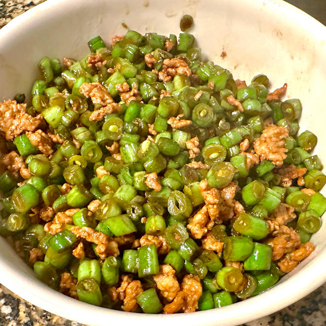 Minced Meat with Green Beans