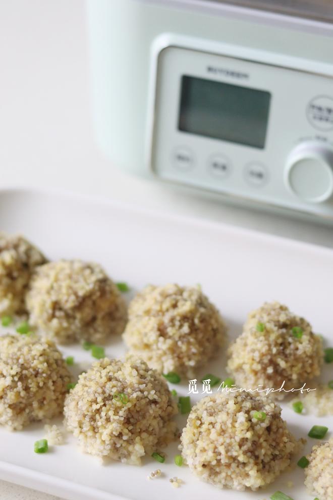 Millet Pork Balls [September Beiding Steamed and Braised Pot Recipe]