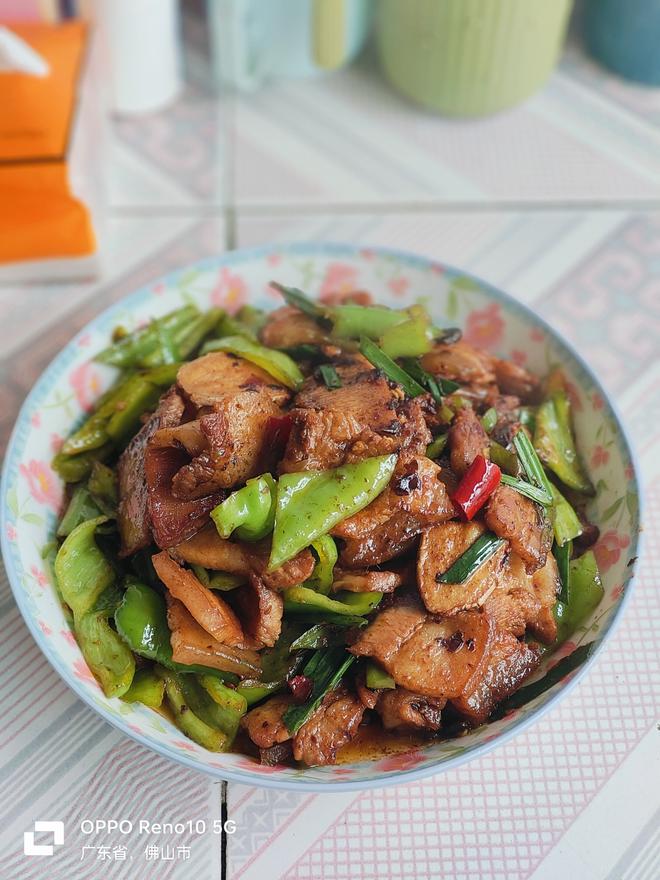 Spicy Green Pepper Pork Belly