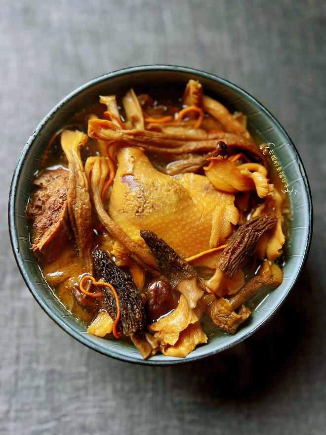 Delicious and Nourishing Yunnan Mushroom Duck (or Chicken) Soup