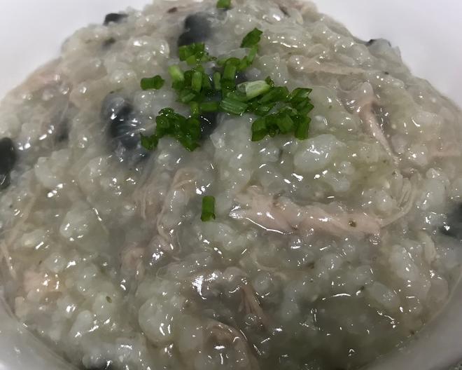 Five-Minute Silky Pork and Century Egg Congee