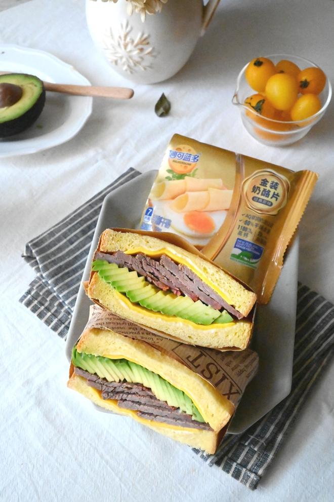 Cheese Double Beef Sandwich