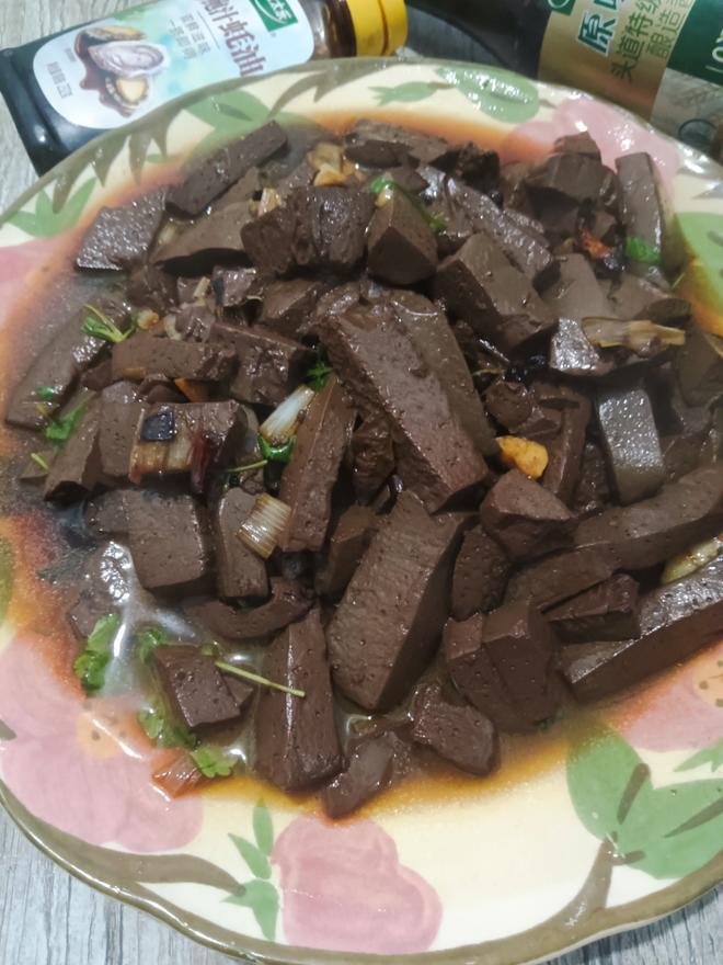 Spicy Stir-Fried Sheep Blood