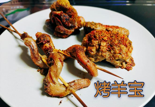 Grilled Sheep Testicles and Penis