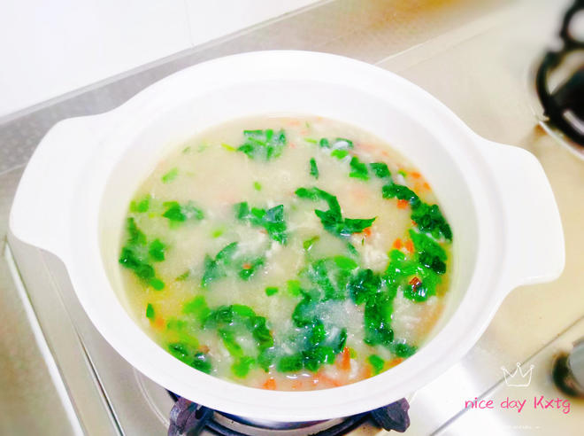 Pig Liver and Vegetable Congee for All Ages