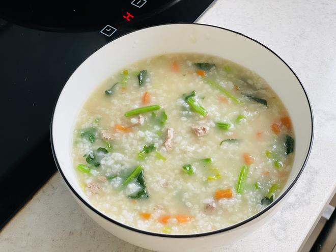 Super Simple - Spinach and Pork Liver Congee