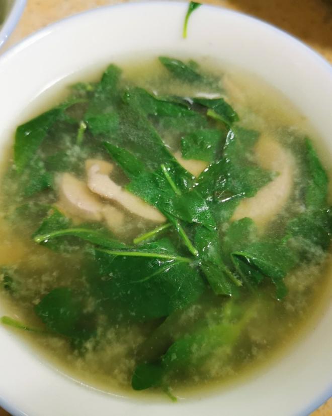 Pork Kidney and Goji Leaf Soup