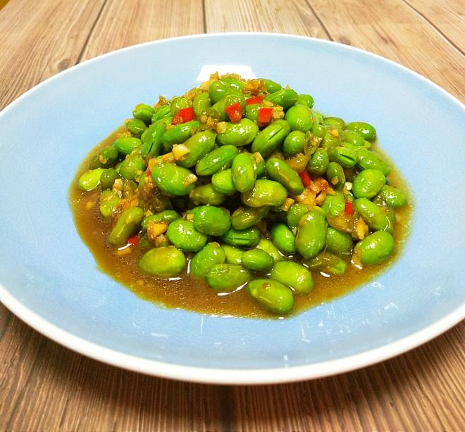 Super Simple Stir-Fried Edamame with Garlic - So Delicious! 💯