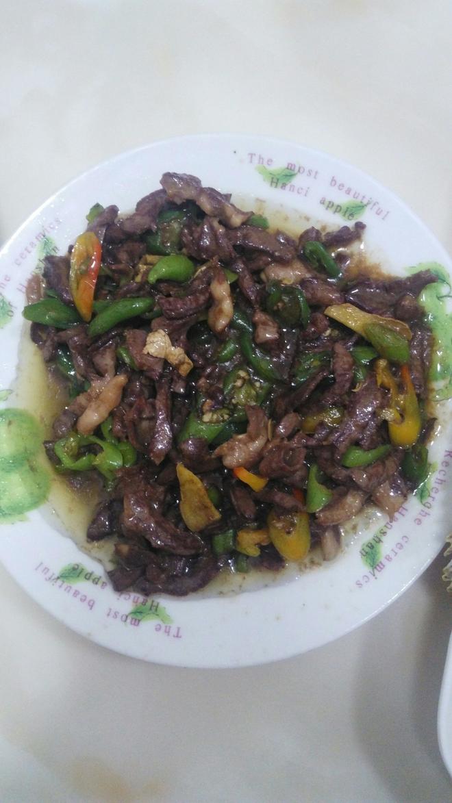 Stir-Fried Spicy Pig's Heart