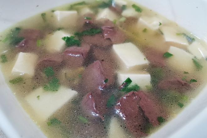 Delicious Anti-Cancer Home Cooking - Pig's Blood Tofu Soup