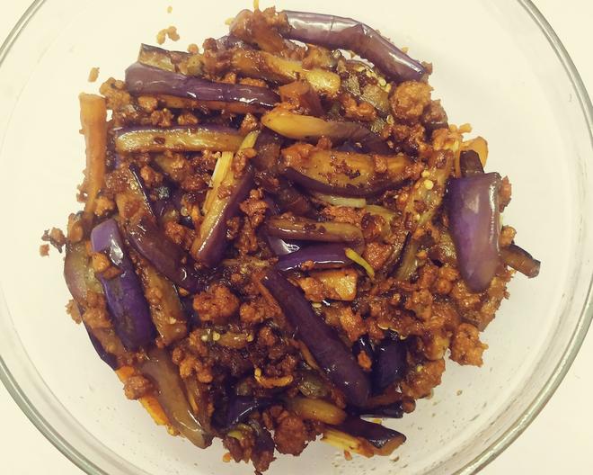 Minced Pork with Eggplant (Oil-Free Version)