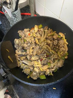 Stir-fry for a while until the sauce reduces and then serve.