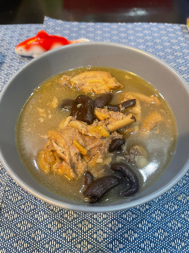 Chicken Stewed with Mushrooms