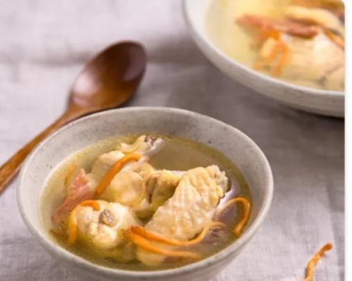 Cordyceps Flower, Lean Meat, and Old Hen Soup (Inspired Every Moment, Fragrant Cantonese Cuisine); Cordyceps Flower Chicken Soup (7-Day Perfect Recipe)