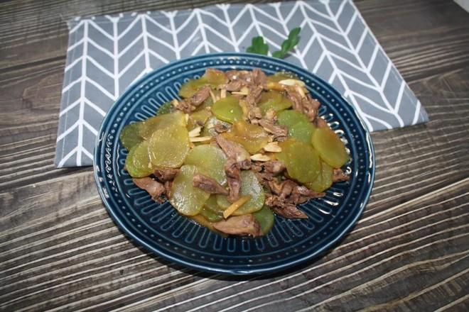 Stir-Fried Asparagus Lettuce with Chicken Hearts - Love Like This IZEROS