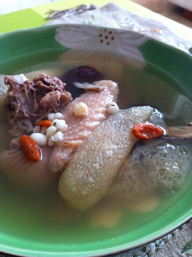 Bamboo Fungus and Yam Chicken Soup