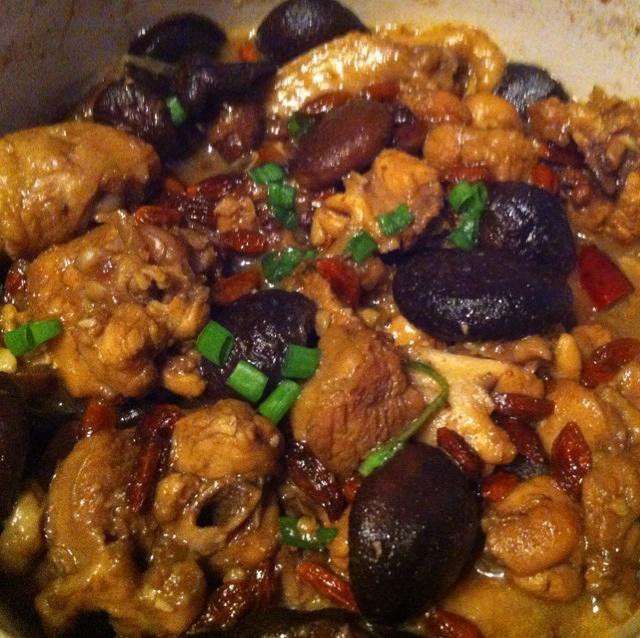 Chicken Stew with Mushrooms