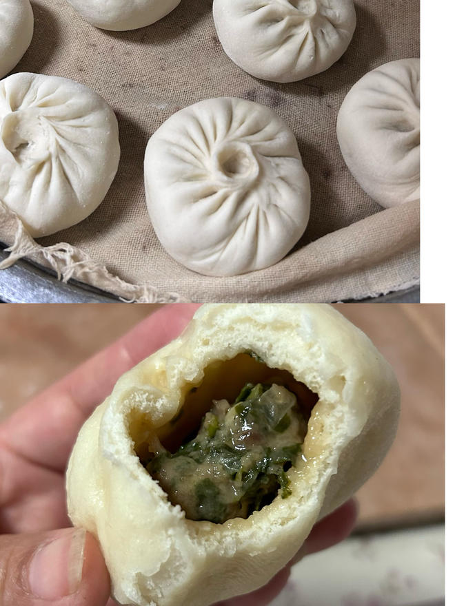 Halal Beef and Chive Baozi (Mom's Recipe)