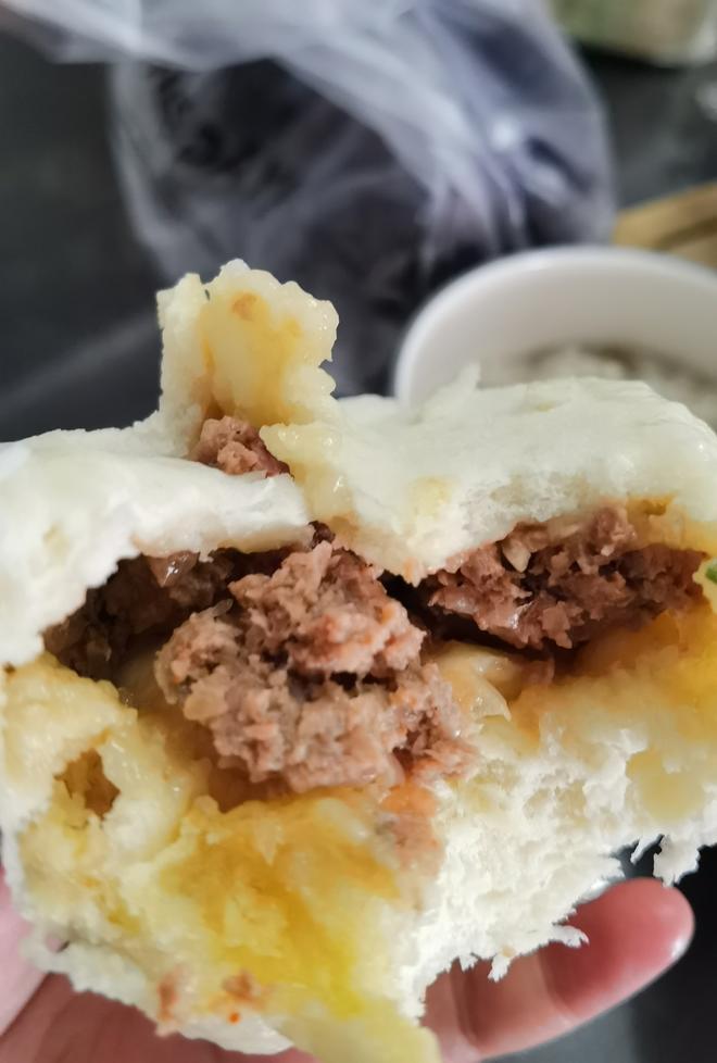 Onion and Beef Filling Baozi (Super Tender Beef)