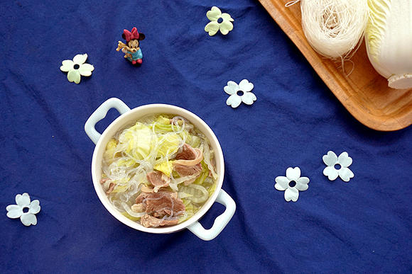 Cabbage and Vermicelli Mutton Stew