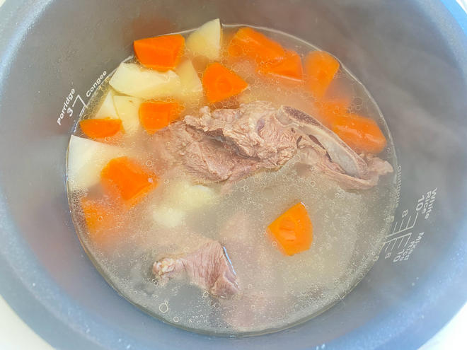 Mutton Leg Soup - Easy Rice Cooker Version