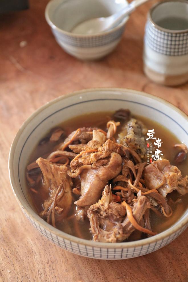 Three-Mushroom Duck Soup