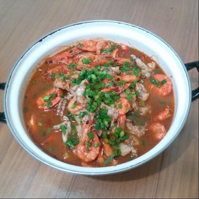 Prawn and Bullfrog Hot Pot