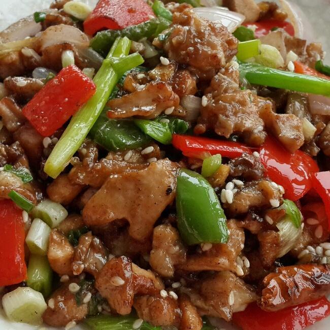 Stir-Fried Rabbit Meat