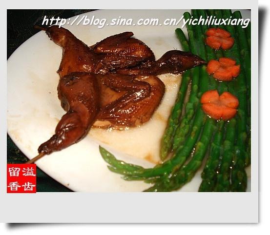 Asparagus with Quail