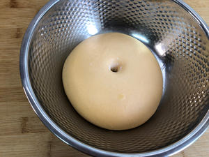 After fermentation, poke the dough with your finger; if it does not spring back, it's ready.