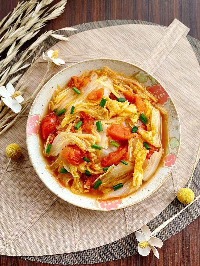 Stir-Fried Tomatoes with Chinese Cabbage