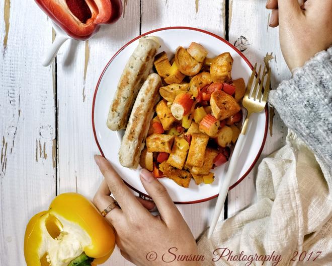 Mixed Vegetable Sautéed Bread [Healthy One-Pan Meal] - The Art of Using Up Leftover Bread