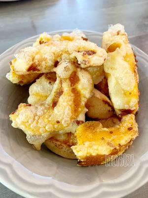 Tempura-fried pumpkin – thin and crispy batter!