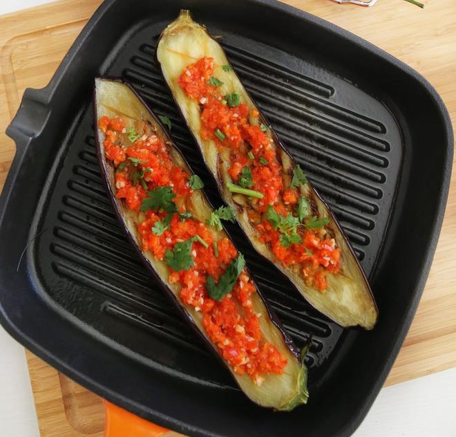 【Fat Loss Dinner】Roasted Eggplant with Red Peppers (Two Cooking Methods)