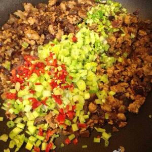 Add celery and chili.